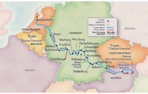 GCT Great Rivers of Europe Map